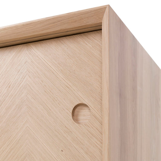 Komoda RTV Aura – geometria i porządek